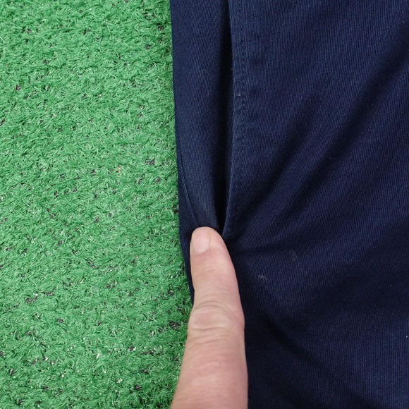 J CREW STRETCH NAVY BLUE FLAT FRONT CHINO PANTS MENS SIZE 32X30 - Picture 4 of 11